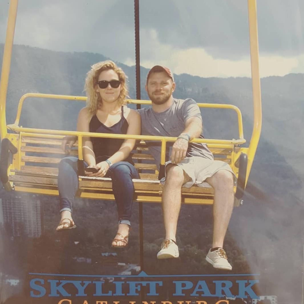 On a vacation with my family in the summer of 2019 we took a quick detour up to Gatlinburg because DJ found out they had a suspension bridge so we just HAD to go and I'm glad we did. We rode the lift all the way to the top and walked across the cool (but scary) glass bottom bridge.