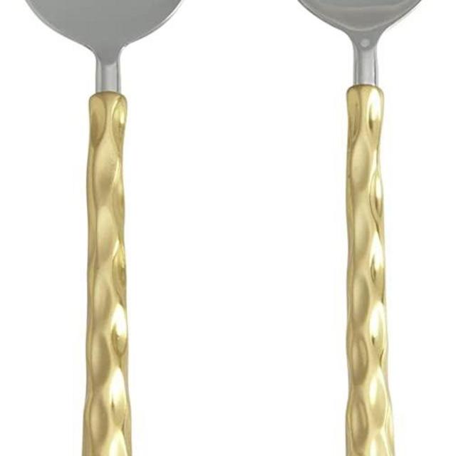 Michael Wainwright 43Tr28 Truro Metal Gold Salad Servers
