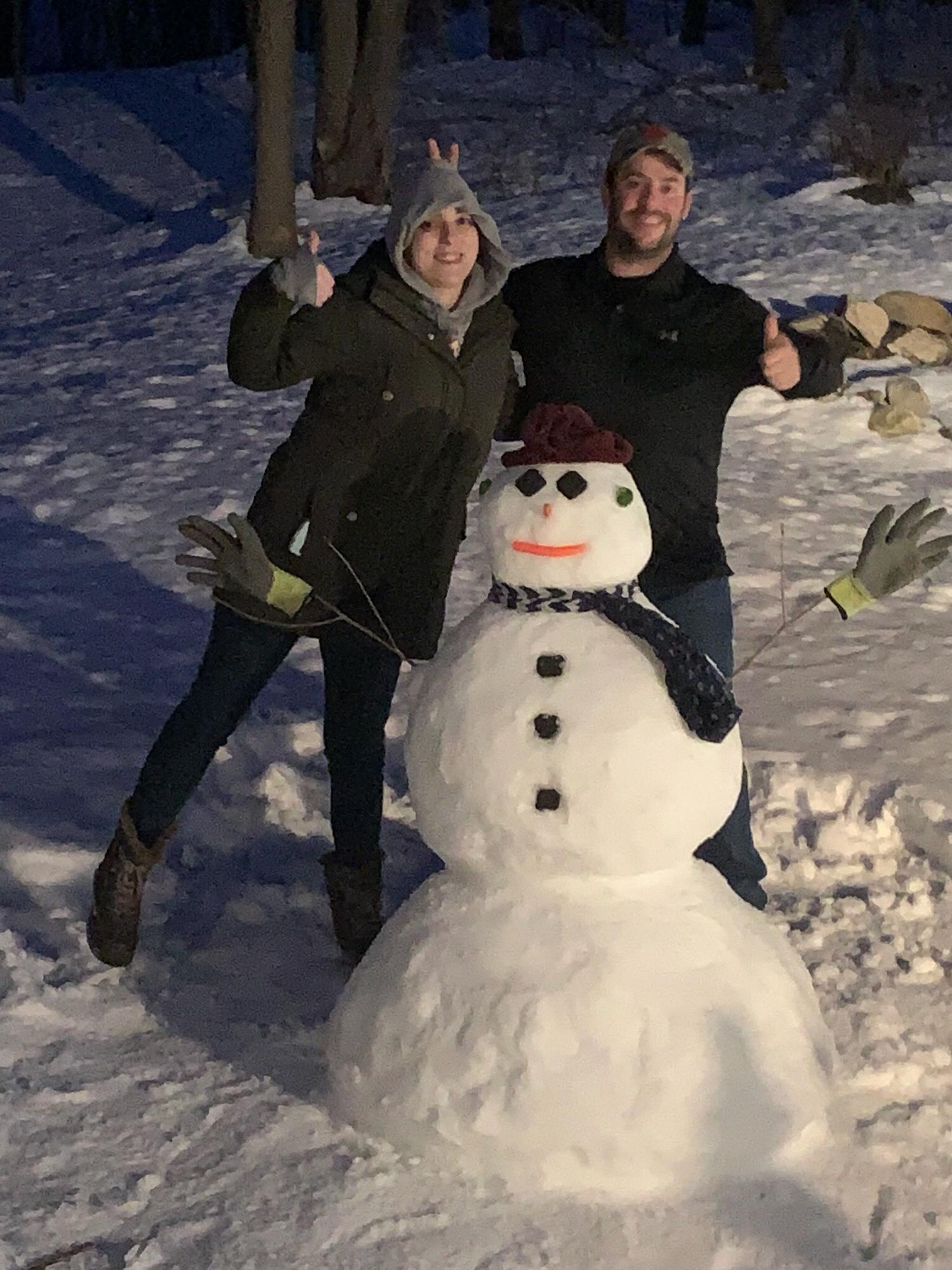 Love never melts. Unfortunately our snowman did. ❄️☃️⛄️