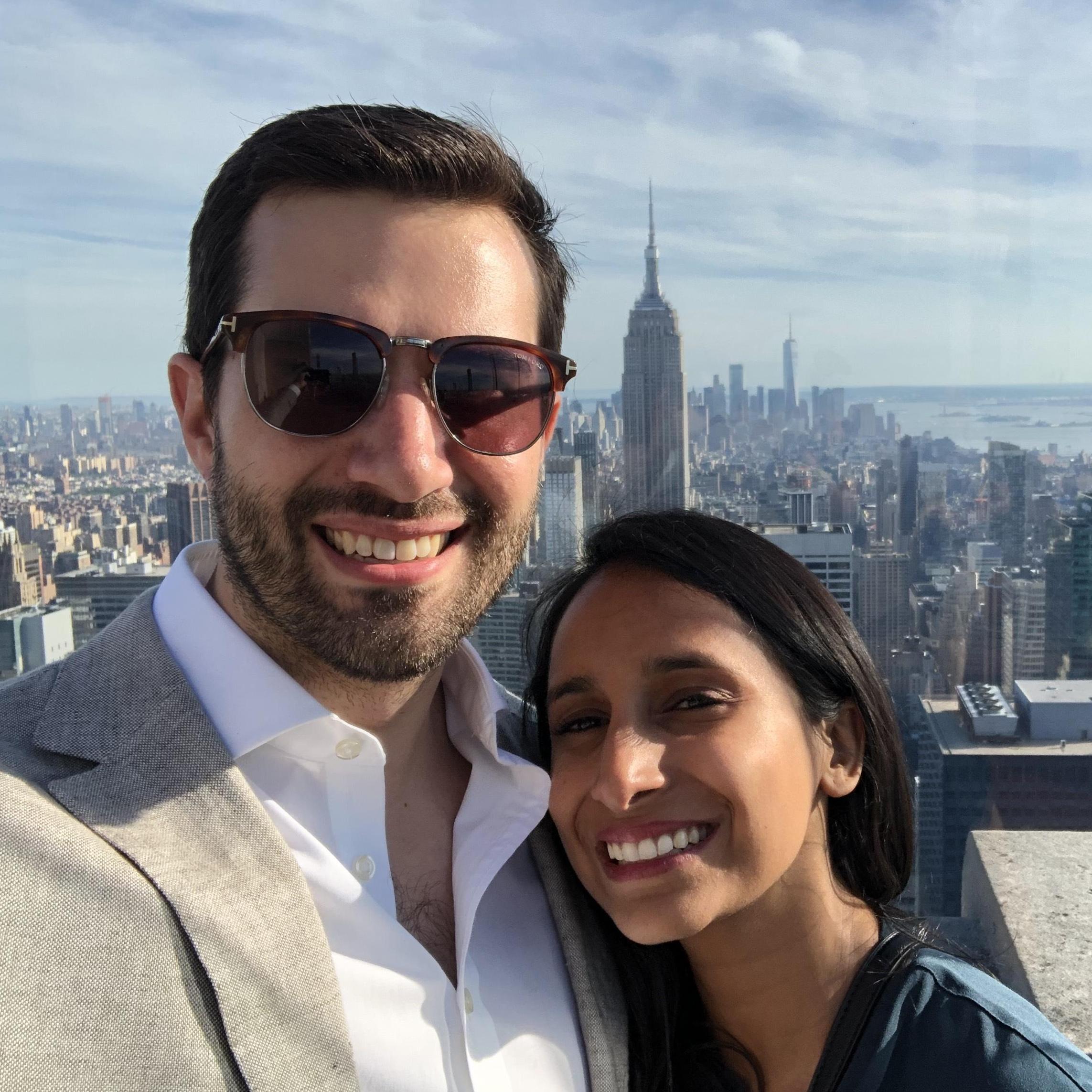 Just a couple of hours before we got engaged