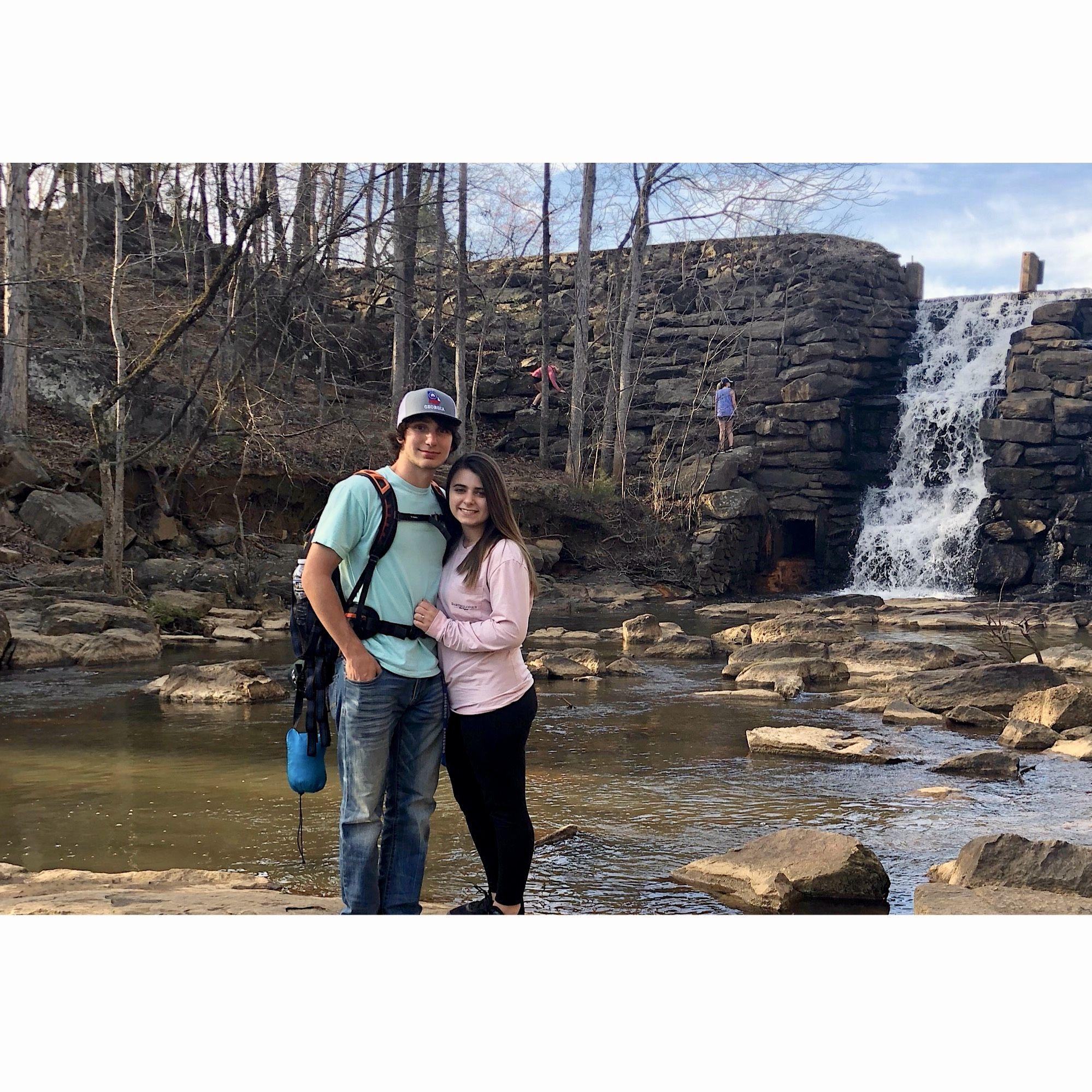 One of our many hiking trips