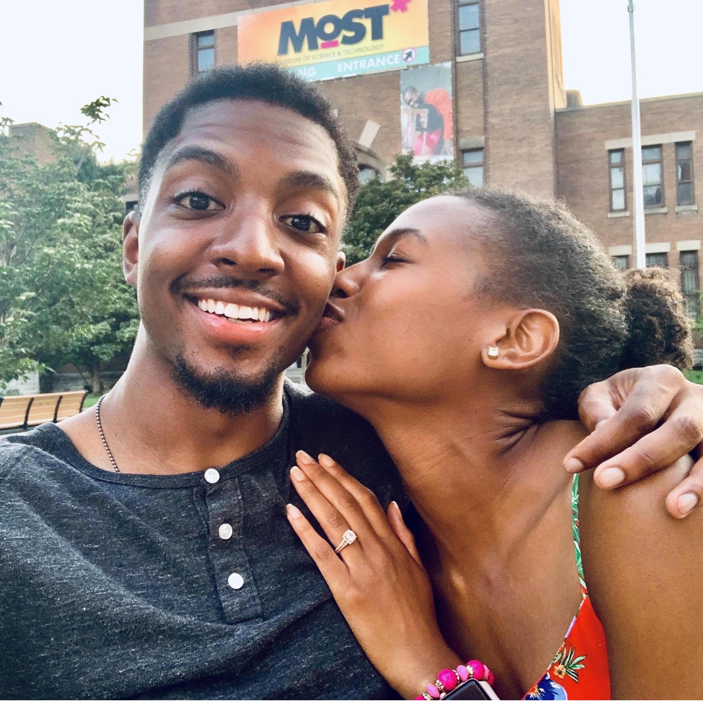 The day Erin popped the question - August 8, 2020!