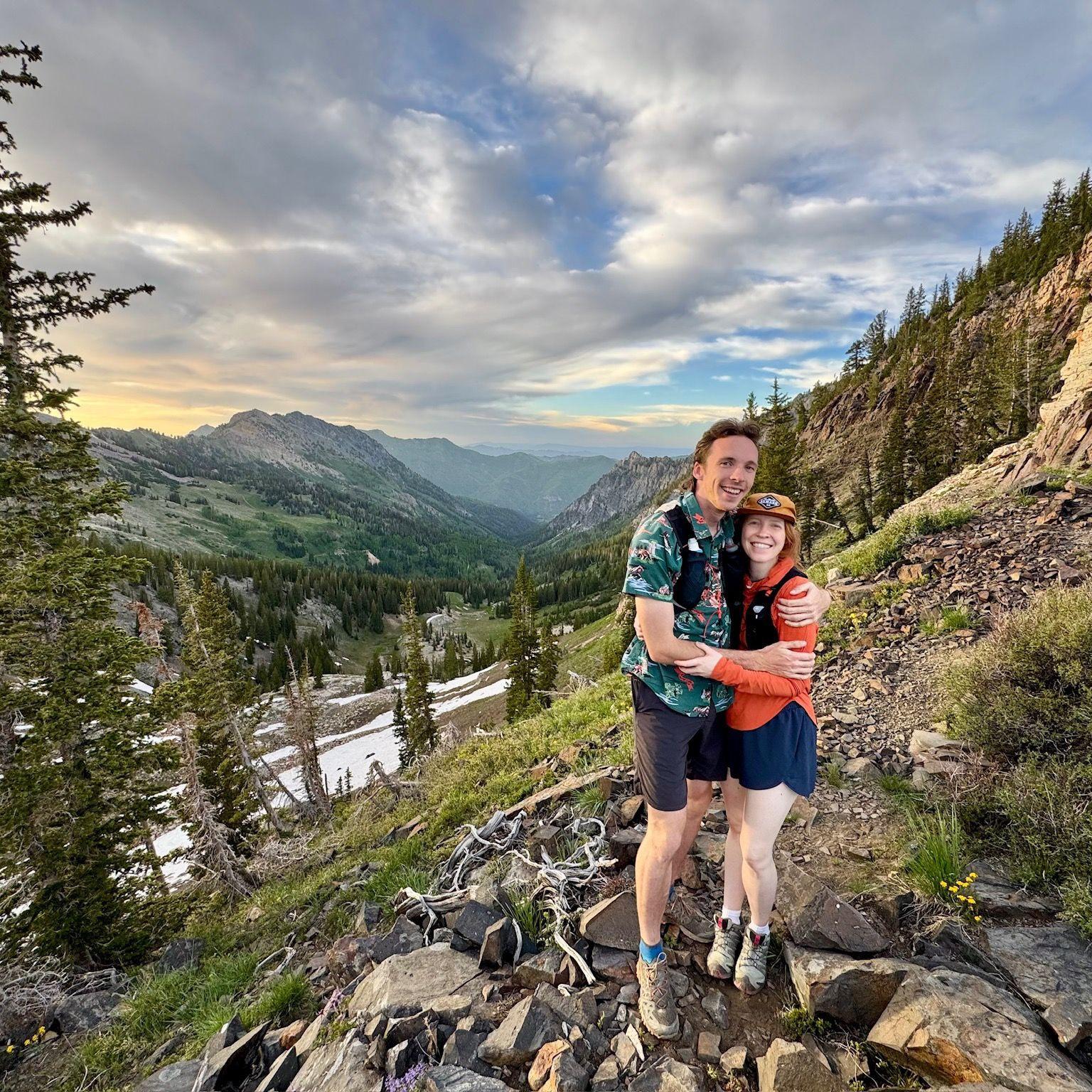 Cardiff Pass hike with Connor's parents!