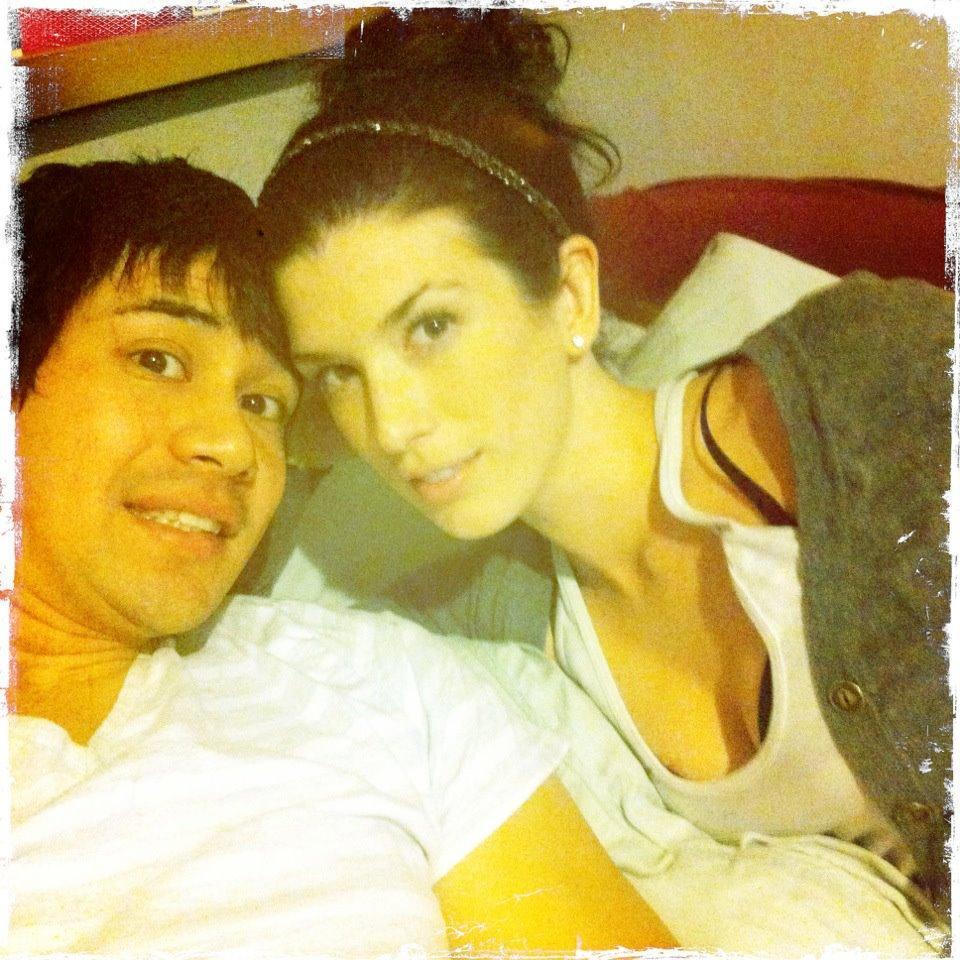 One of our first pictures as a couple.