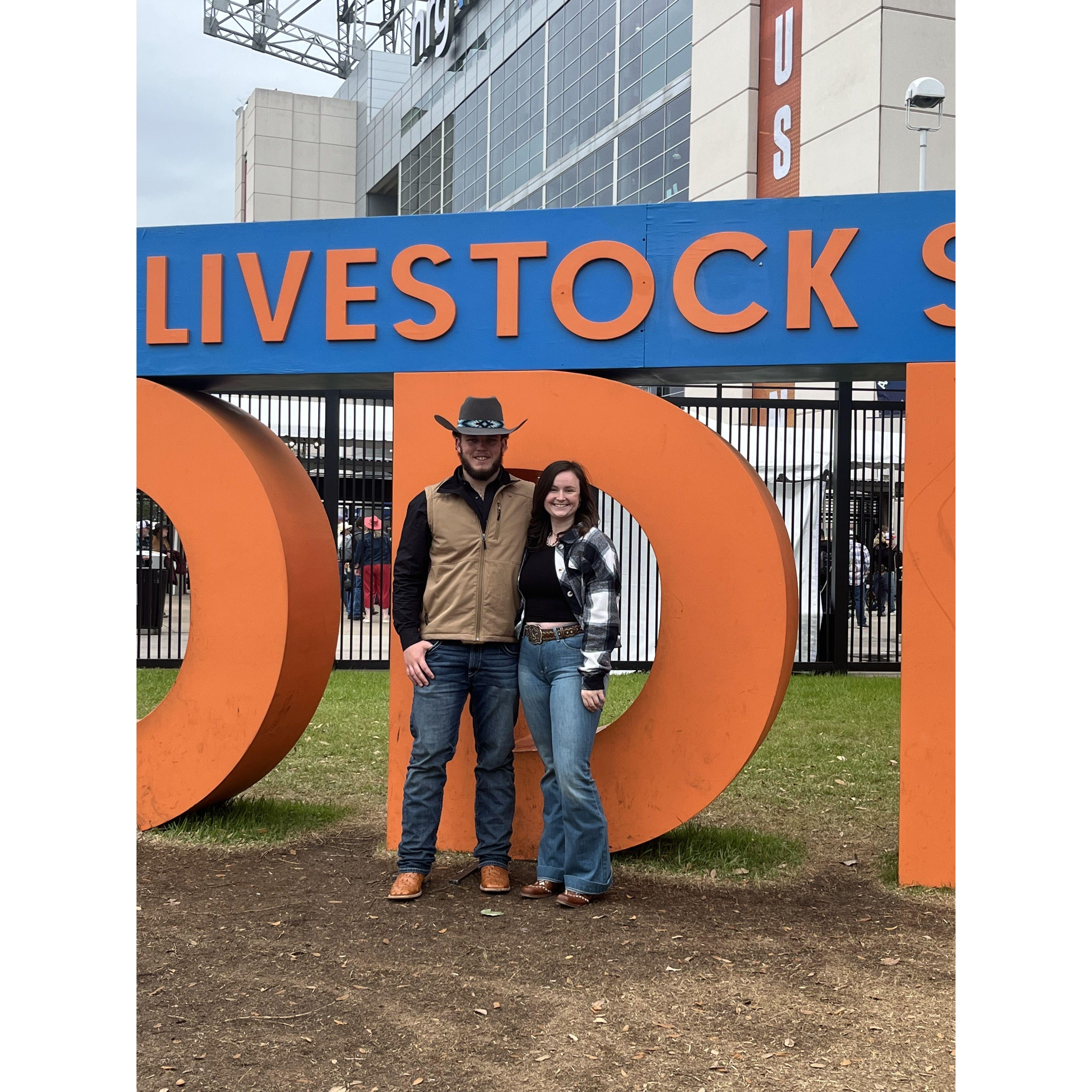 Our first trip we took together to Houston for the rodeo!