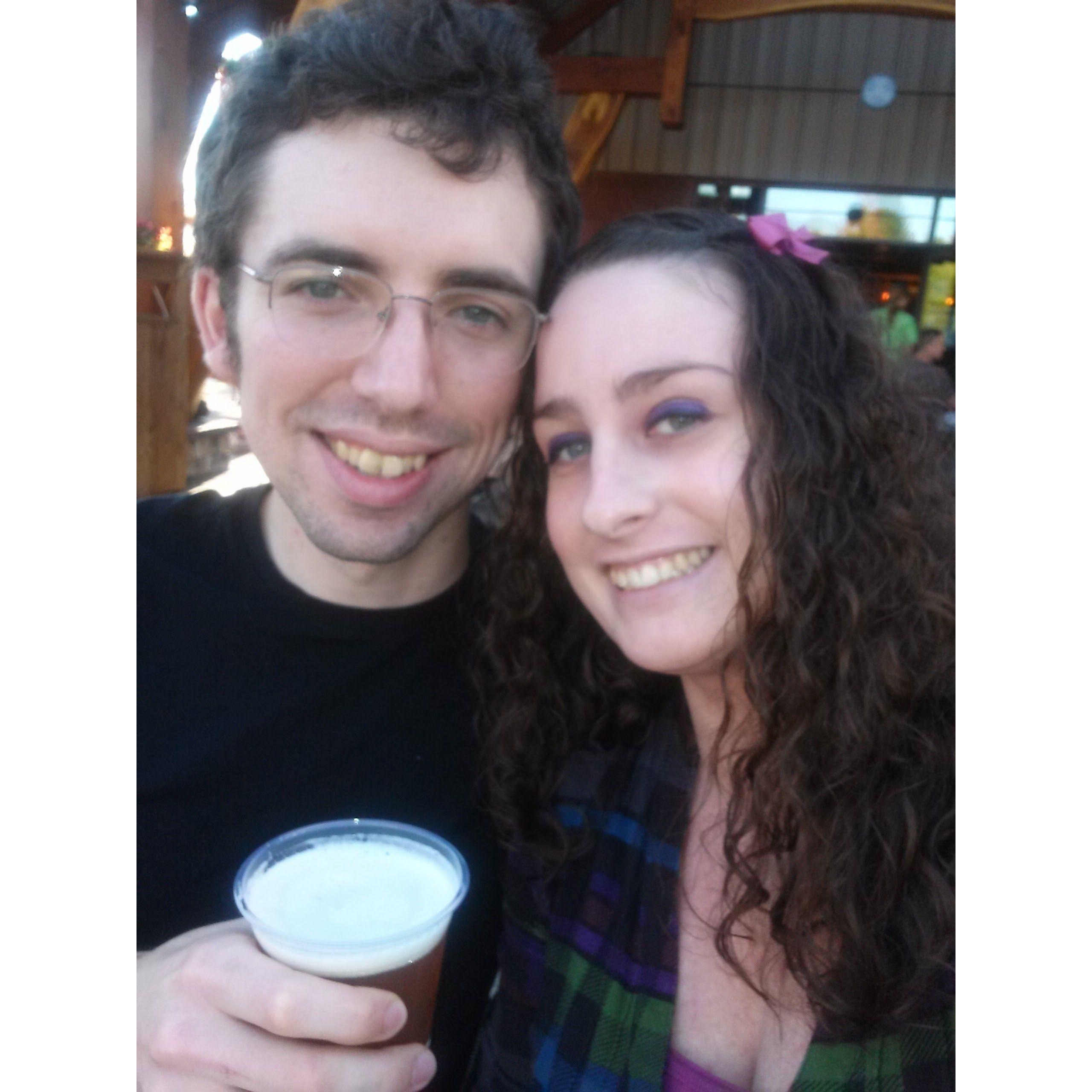 September 2014 - Delicious beer at Southern Tier brewery in New York