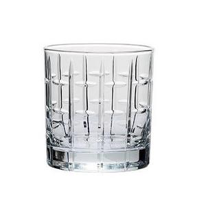 Library Hand-Cut Double Old-Fashioned Glass, Set of 6 - Clear