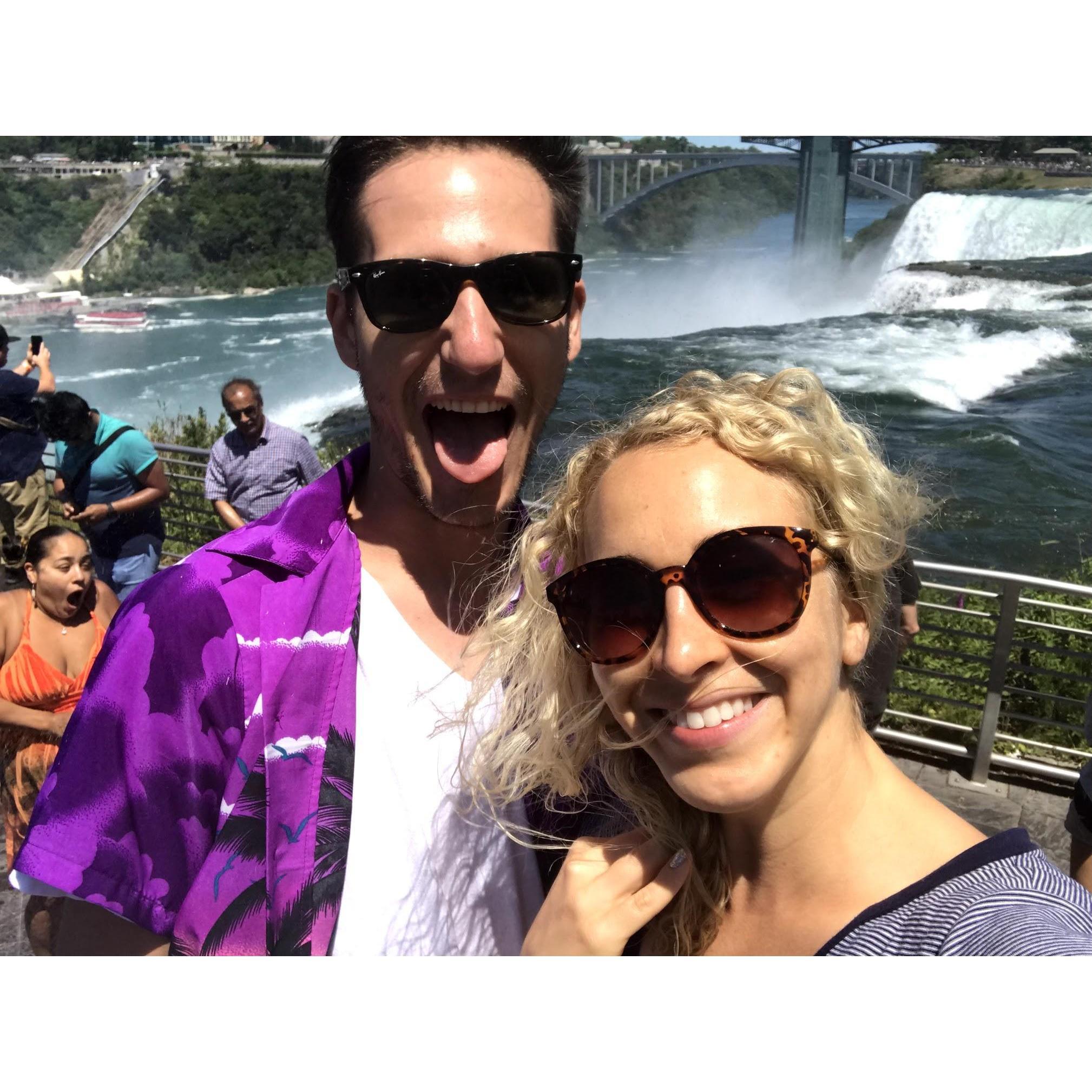 Snuck in a Niagara Falls visit while in Buffalo for Matt and Annie's wedding 
July 2018