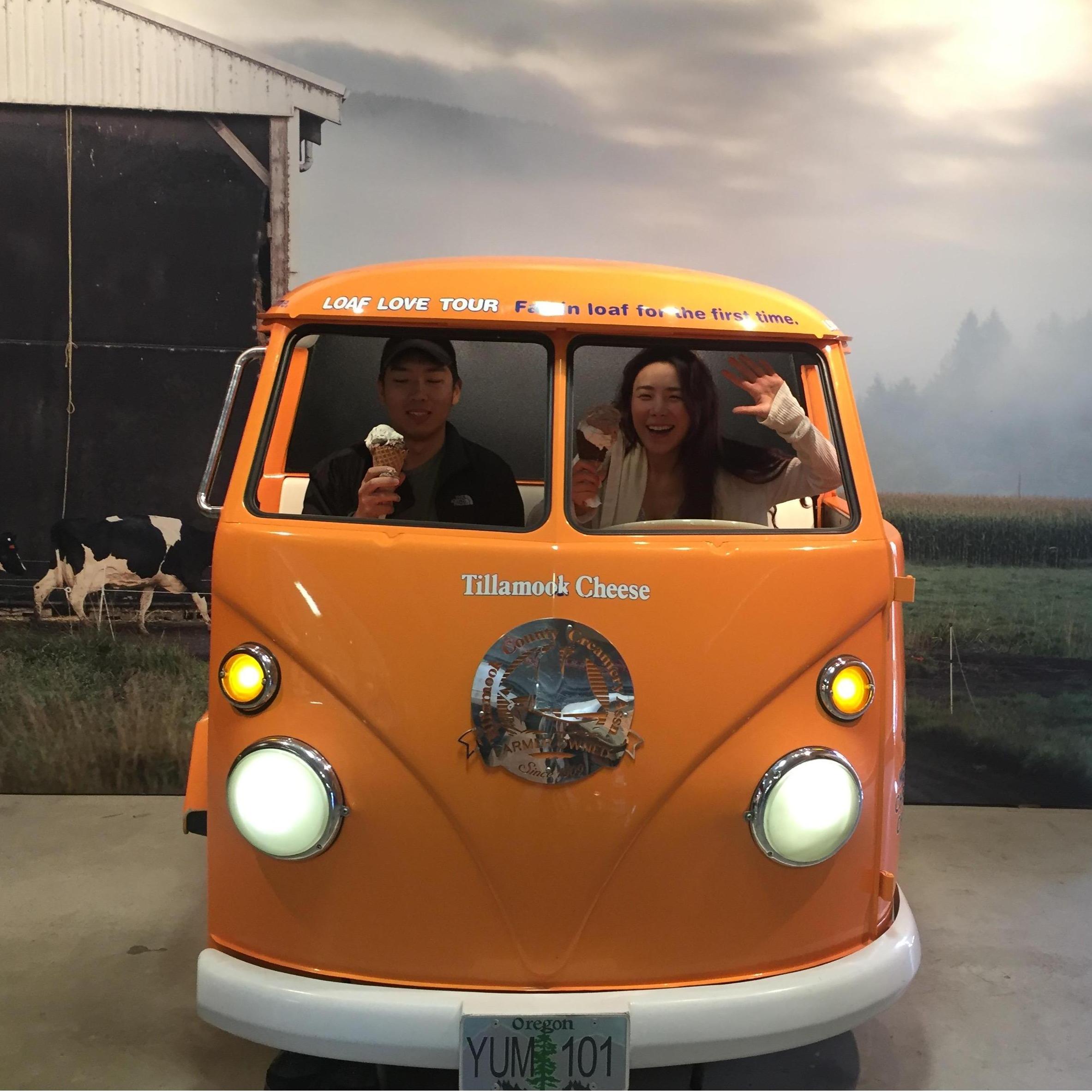 I scream, you scream, we ALL scream for ICE CREAM! Tillamook Cheese factory, Oregon, 2017.