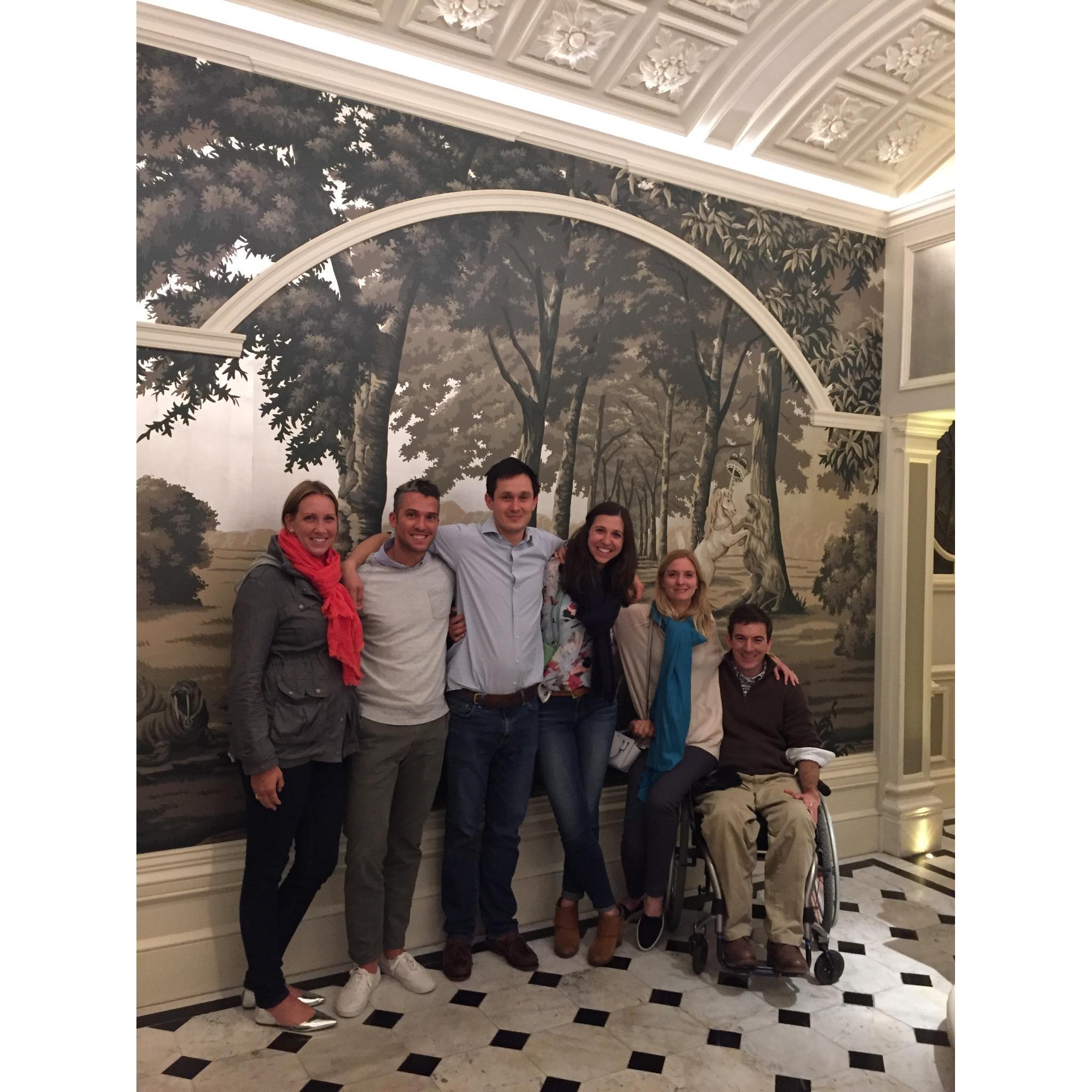 London Trip for Tom & India's Wedding August 2016 (Suz, Rob, Tom, Kate, India, Jake)