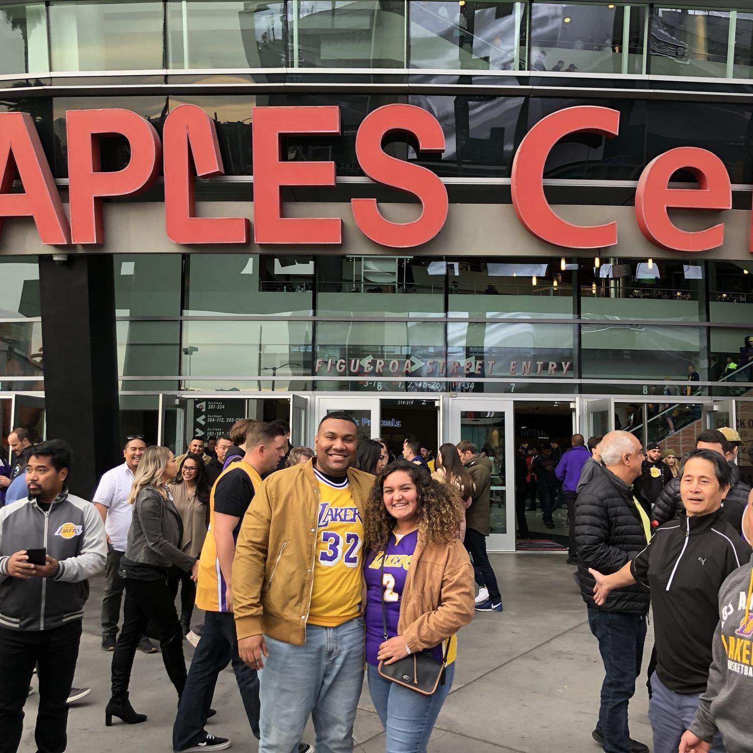 First Lakers game together