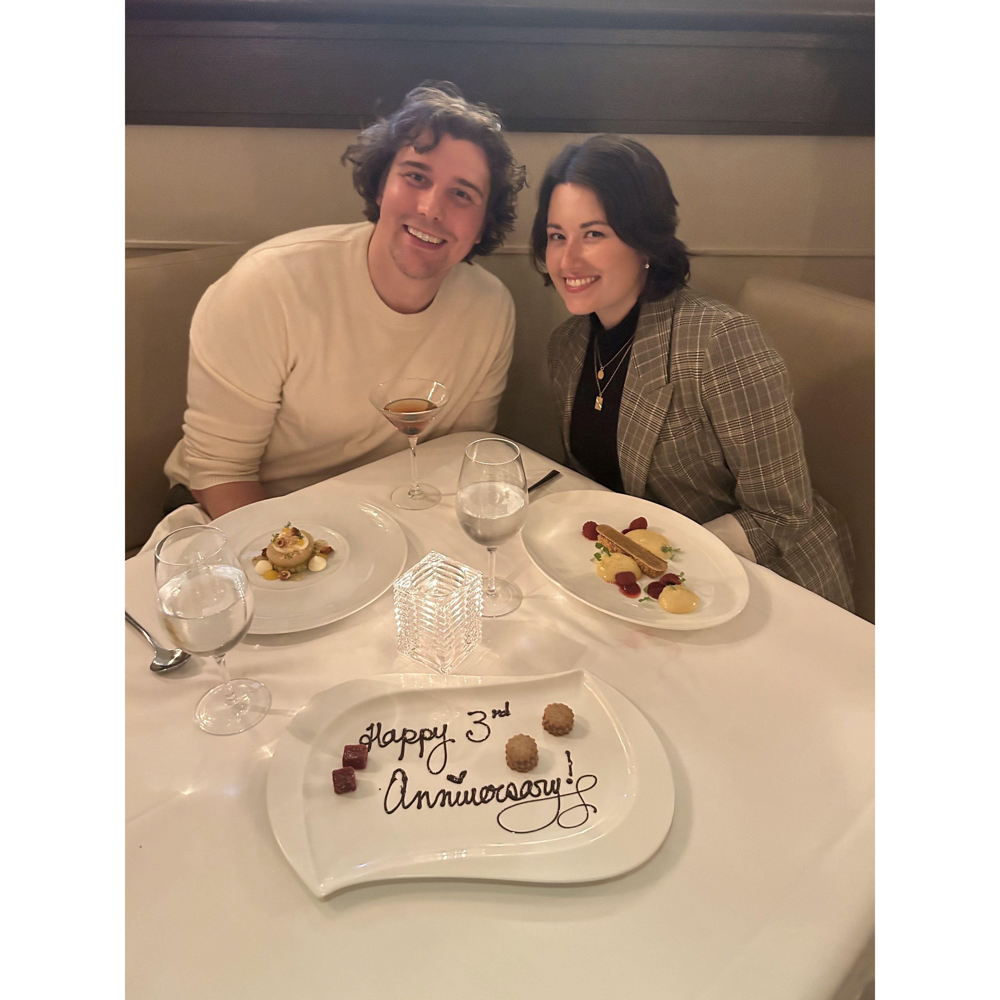 Anniversary dinner!