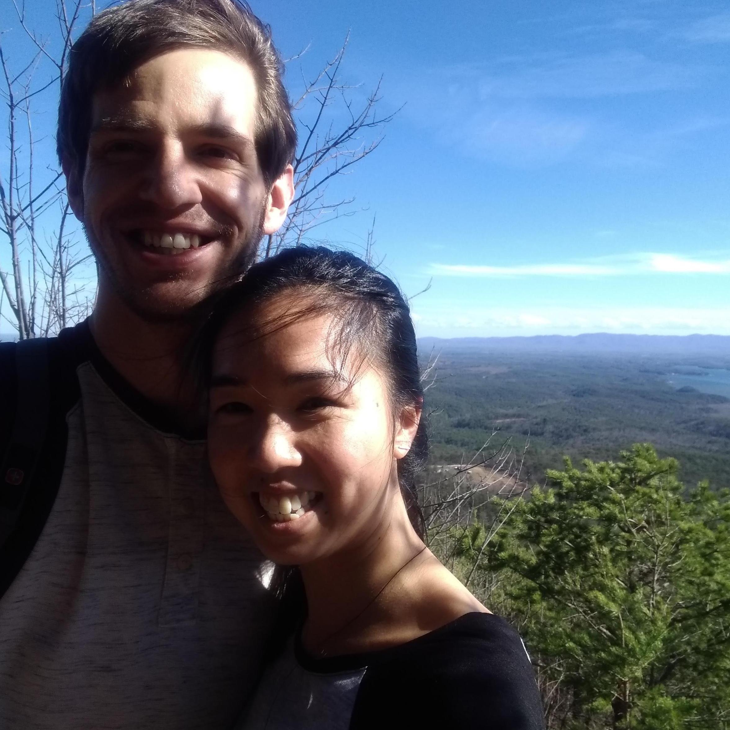 This was the first hike we ever went on together. A very nice man showed us a shortcut to get down the mountain before it got dark, marked by a very hard to find, easy to see, arrow.