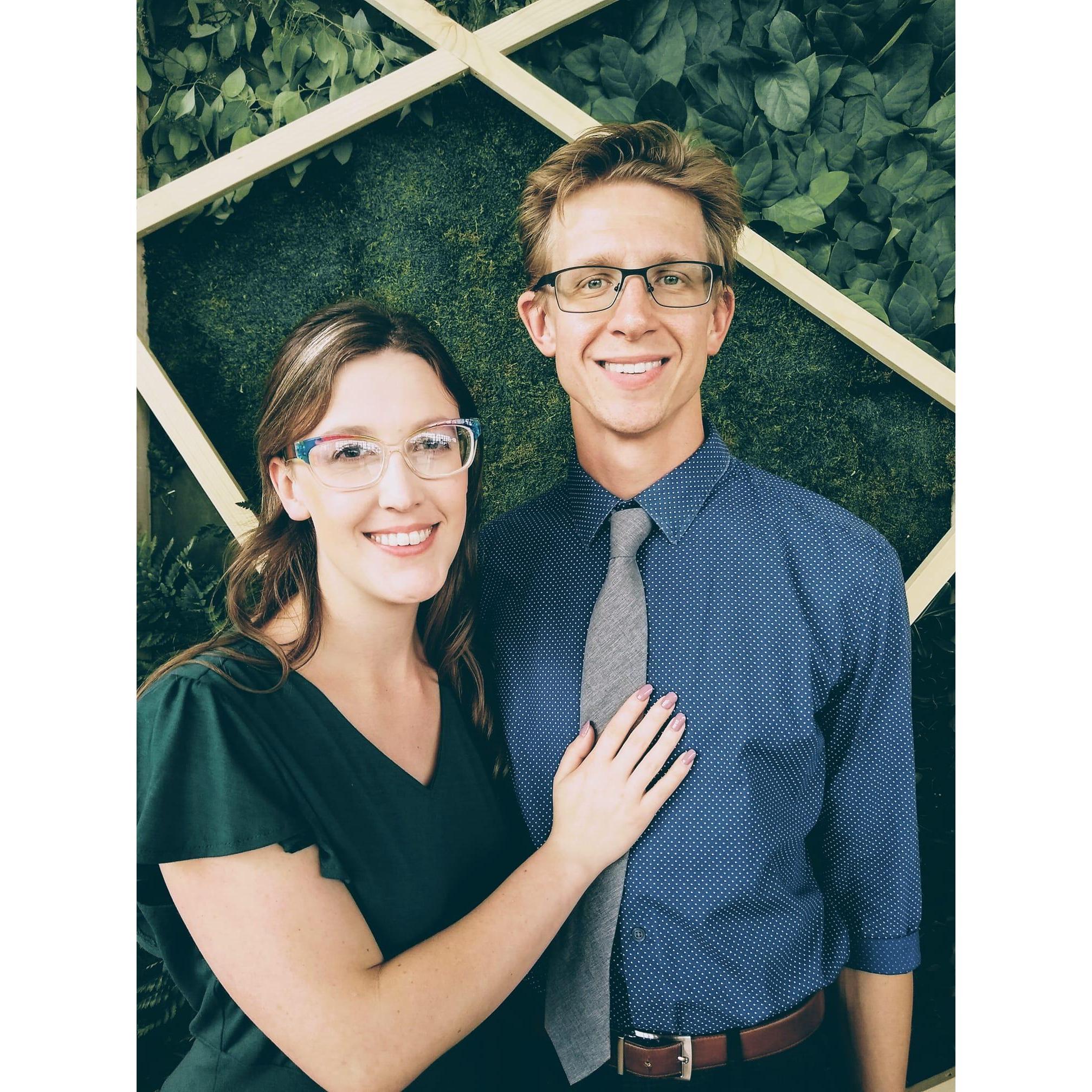 All dressed up for a wedding!