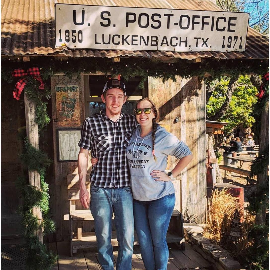 Merry Anniversary trip! We visited Enchanted Rock, too!