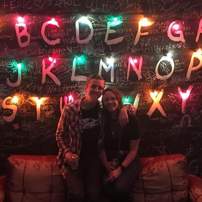Our first photo together