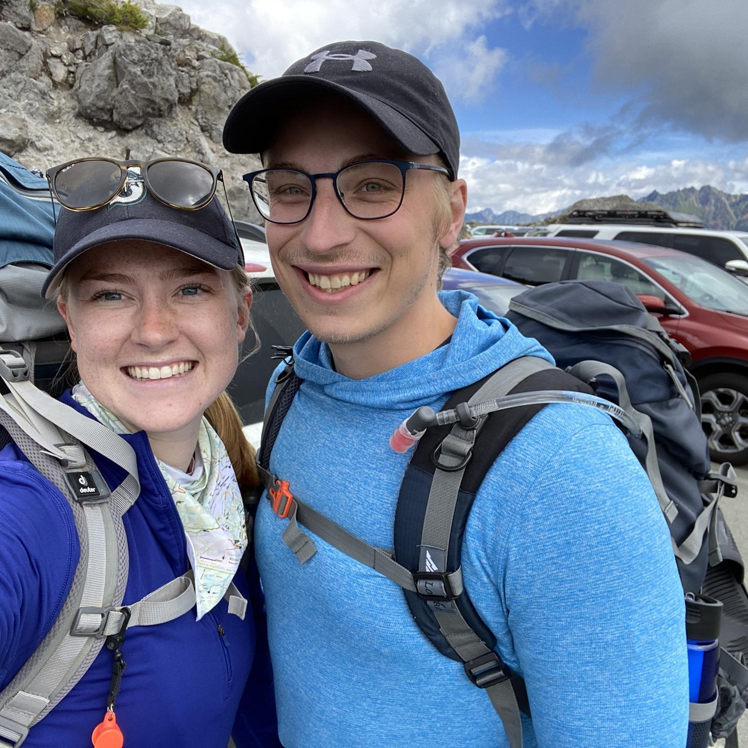 Our first backpacking trip together! August 2020, Artist Point, Mount Baker.