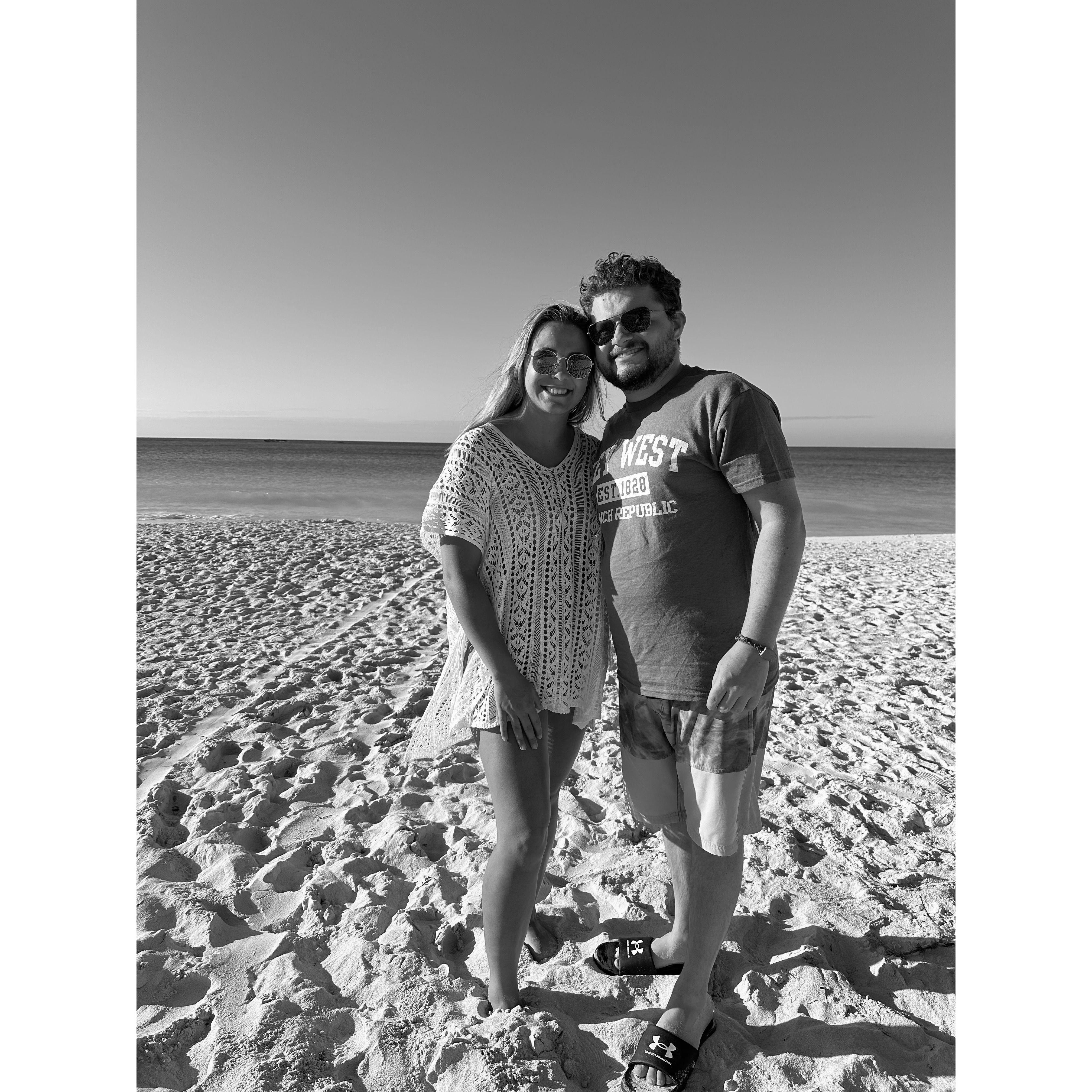 Virgin Cruise Beach Club in Bimini, Bahamas.