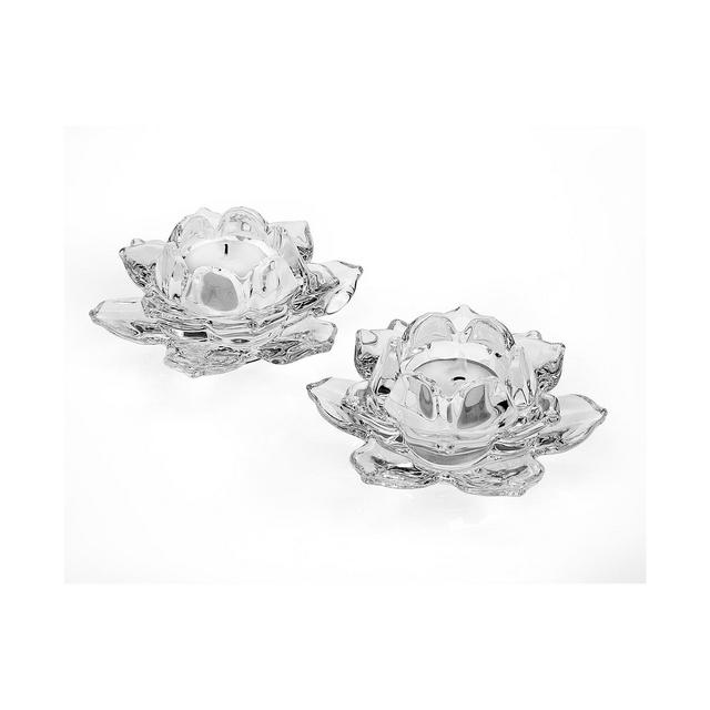 Godinger Lotus Votive Holder - Set of 2