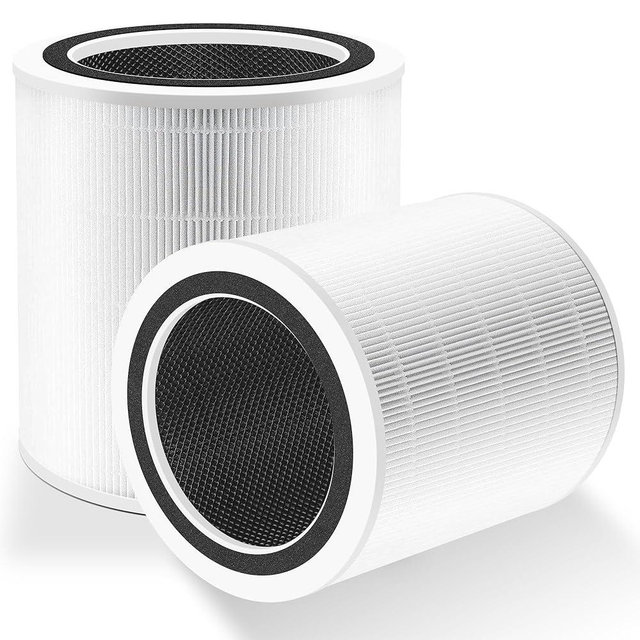 Core 400S Replacement Filter for LEVOIT Core 400S Smart WiFi Air Purifier, Funmit 3-in-1 H13 True HEPA Replacement Filter, Compared to Part # Core 400S-RF, 2 Pack, White
