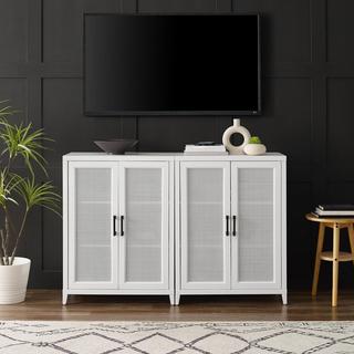 Milo 2-Piece Media Storage Cabinet Set