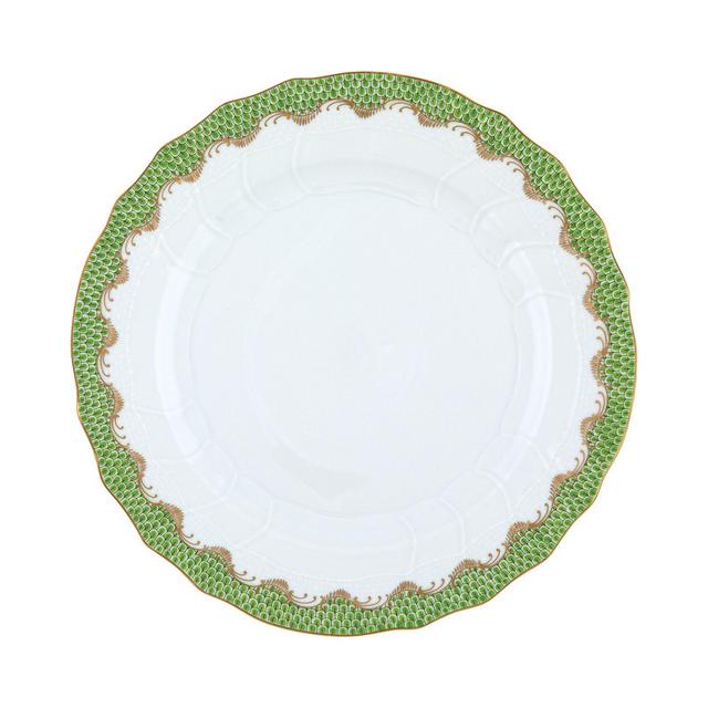 Herend Fish Scale Evergreen Dinner Plate