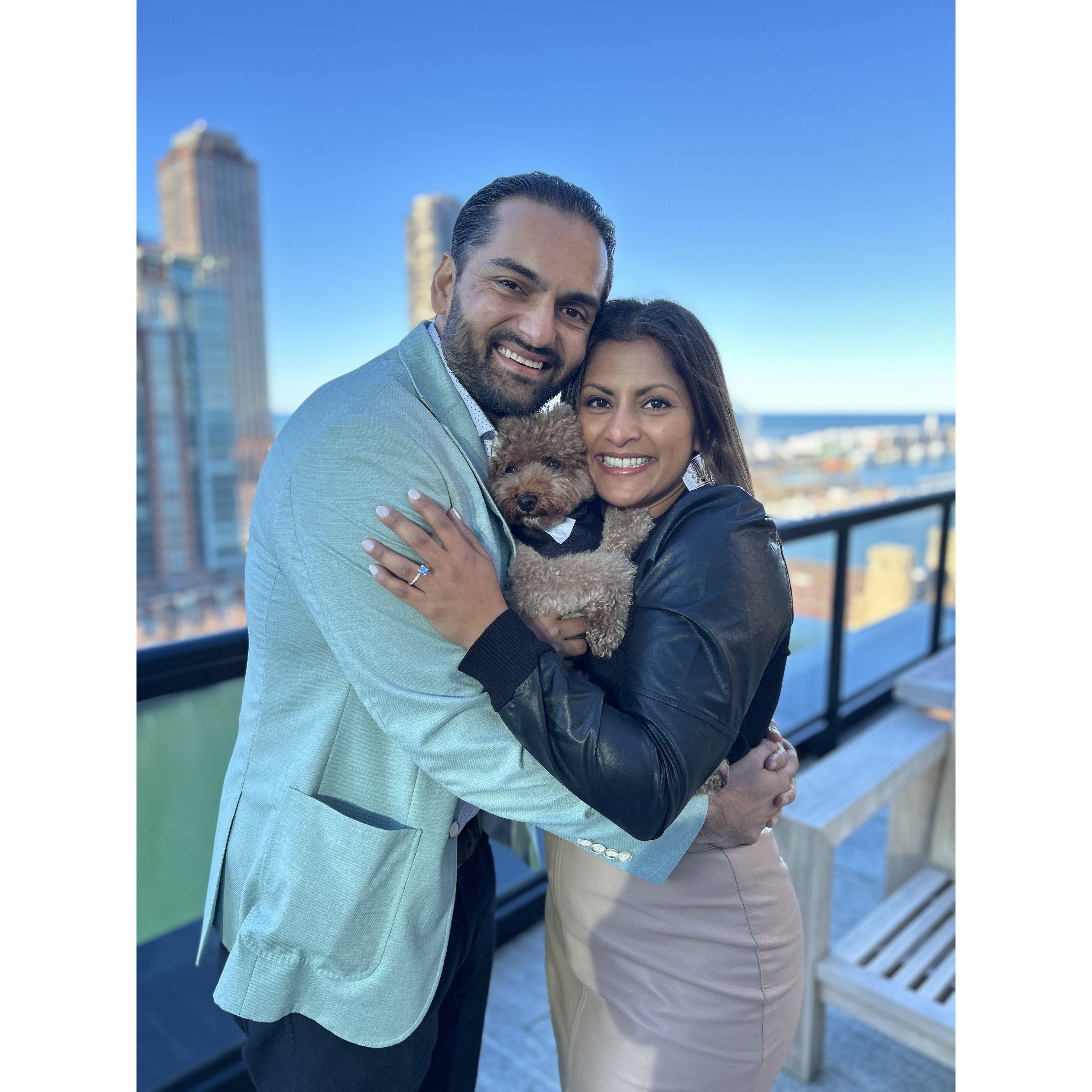 Engagement photo with Rio :)
