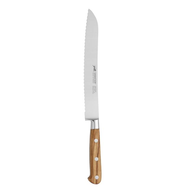 Sabatier Olivewood Stainless Steel Bread Knife, 8-Inch