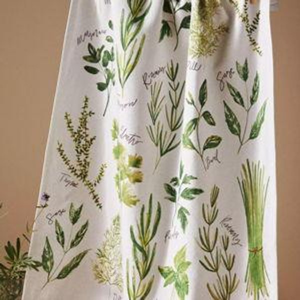 Types Of Herbs Dish Towel