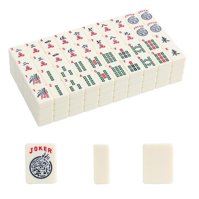 GUSTARIA 1.2” American Mahjong Tiles, 160 American Mahjong Tiles (Tiles Only, No Dice and Other Accessories)