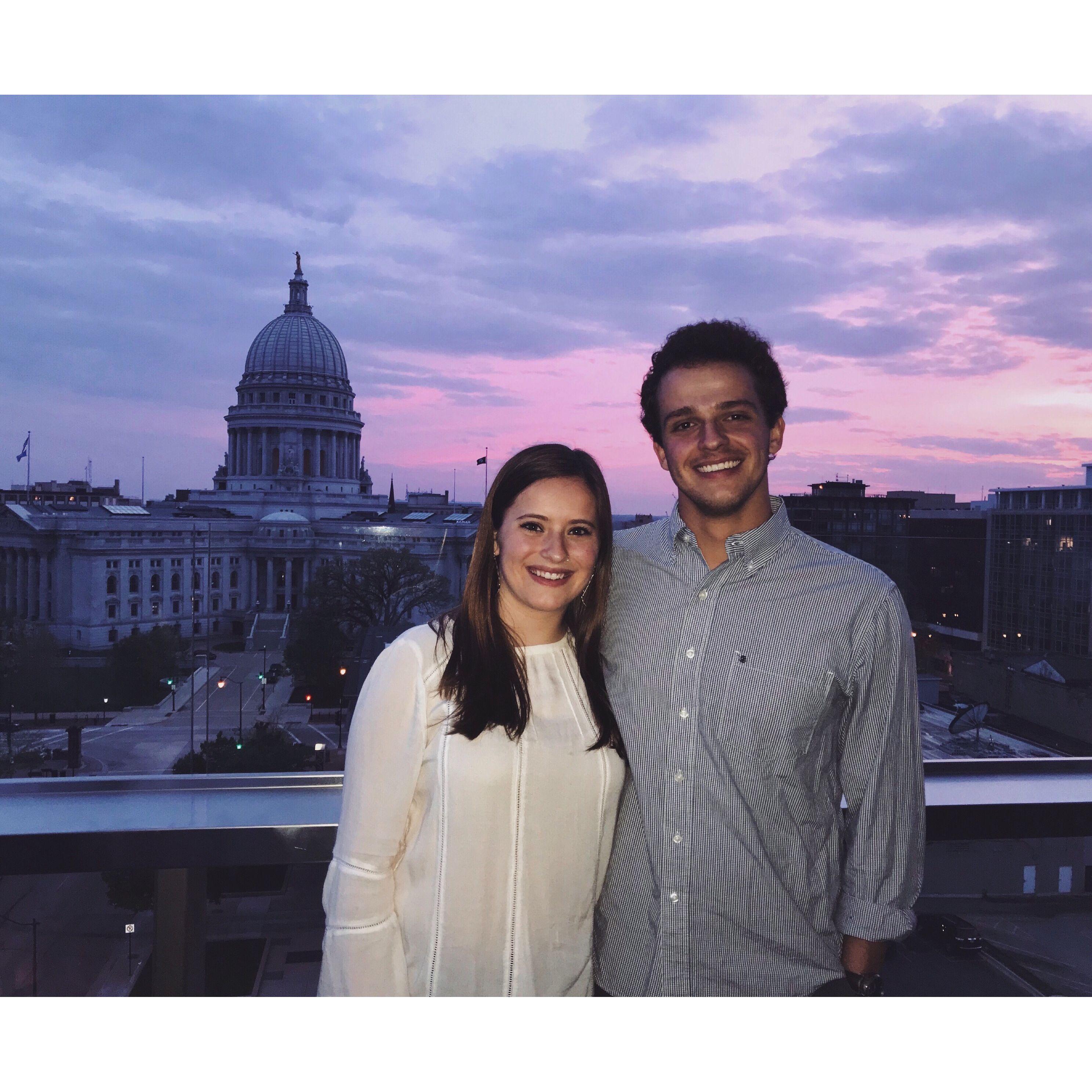 Mark's first visit to Madison, May 2018