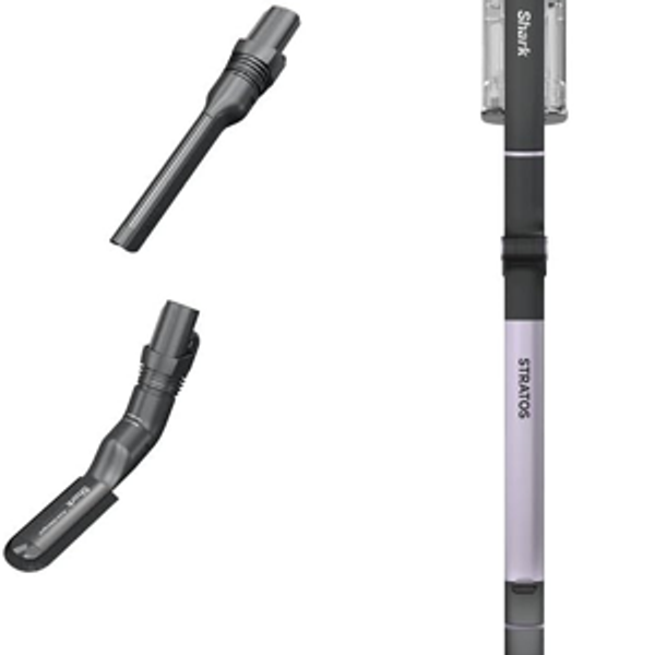 Shark Stratos Cordless Vacuum with Clean Sense IQ and Odor Neutralizer, MultiFlex Wand, Includes Crevice Tool & Anti-Allergen Brush, Up To 60 Minute Runtime, Ash Purple, IZ862H