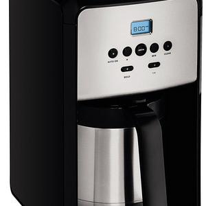 Groupe SEB - KRUPS ET351 SAVOY Programmable Thermal Stainless Steel Filter Coffee Maker Machine with Bold and 1-4 Cup Function, 12-Cup, Black