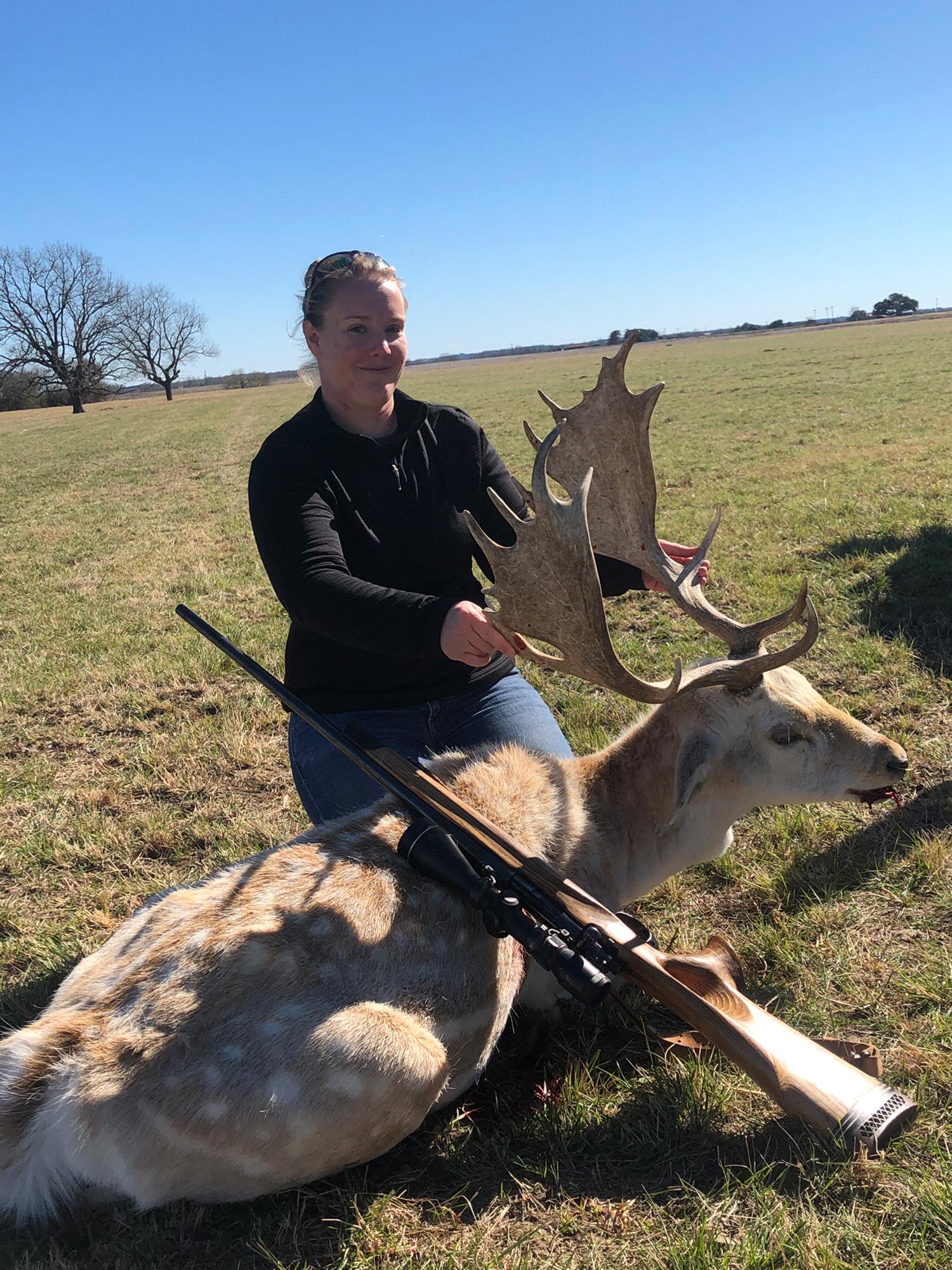 Brittany’s first fallow buck