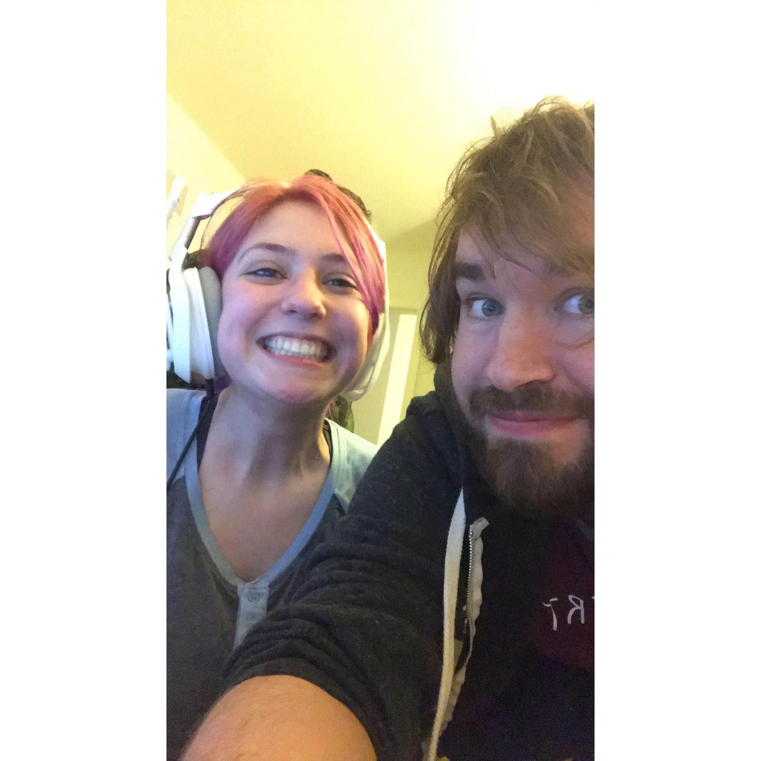 Our first picture together, before we even started dating