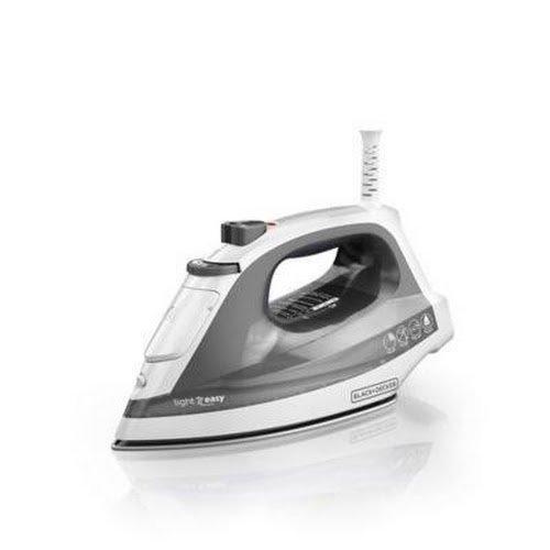 Compact Steam Iron Grey IR1020S BLACK + DECKER LIGHT N'EASY