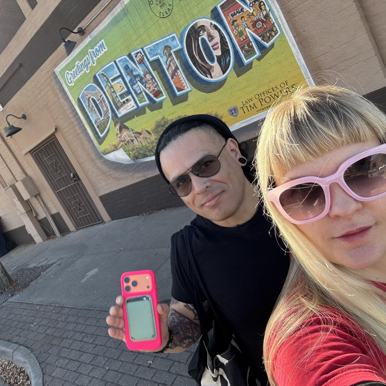 Denton Texas where Issac went to some Nose rock fests and now we both go to Mommy and Pete's.