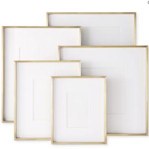 Antique Brass Gallery Picture Frames
