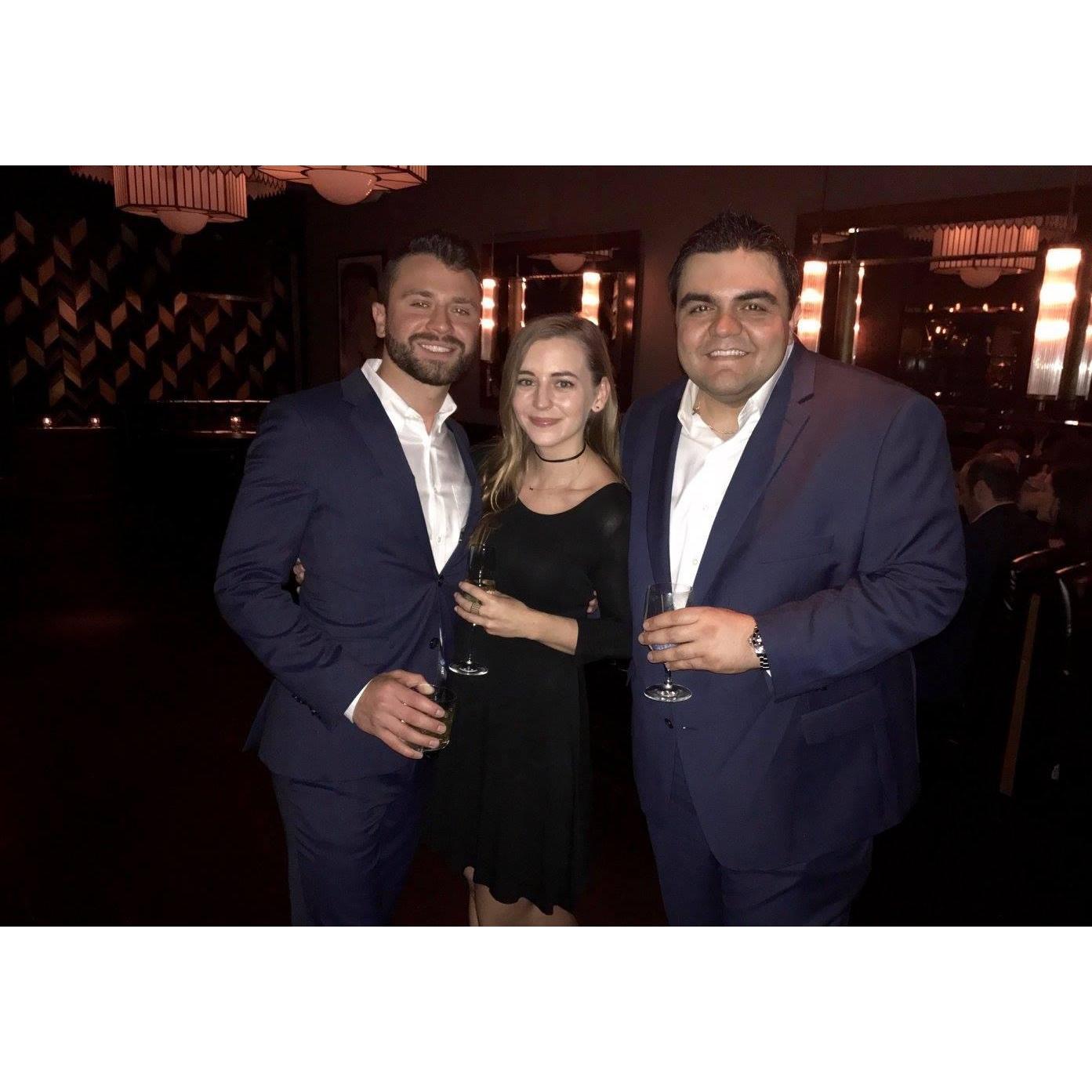 Tribeca Film Festival with the matchmaker-now-Best-Man / April 27, 2017