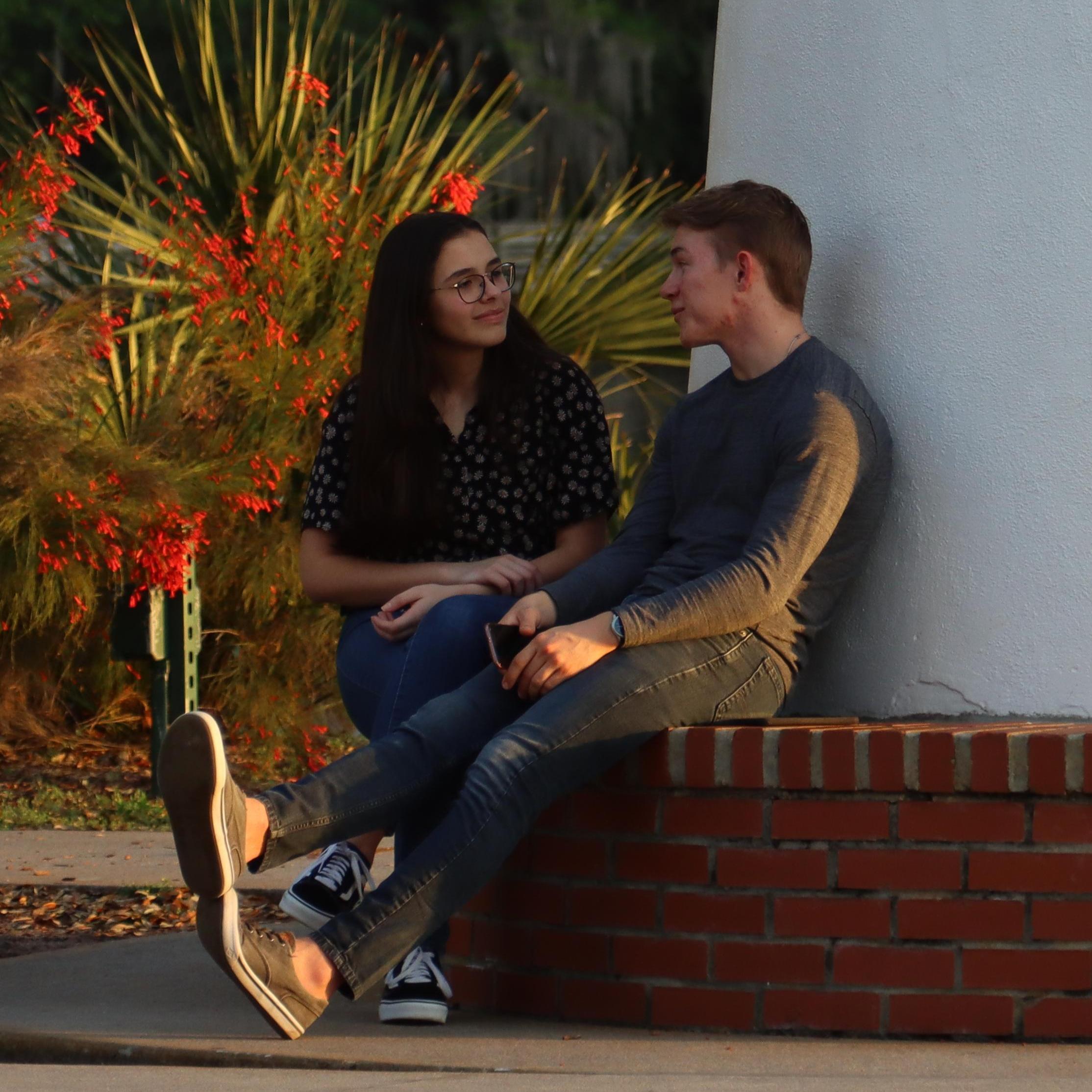 Rebeca's dad happened to get a photo of Aaron saying "I love you" for the first time.