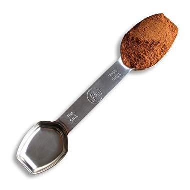 AllSpice Stainless Steel Double Sided Measuring Spoon- Teaspoon and Tablespoon