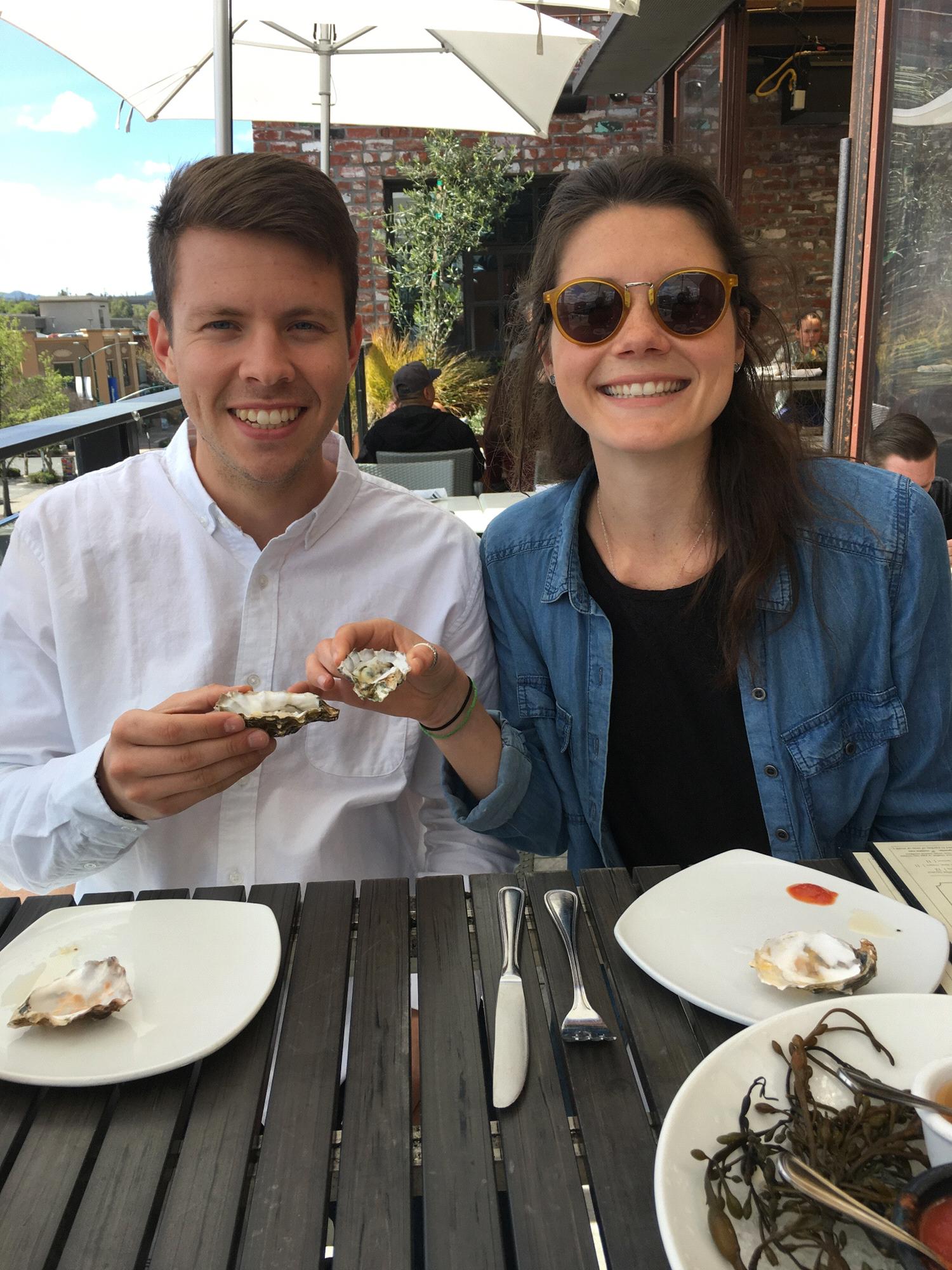 Claires 1st job interview, her 22nd birthday, and her first oyster! Taylor is her favorite present every year, 2017