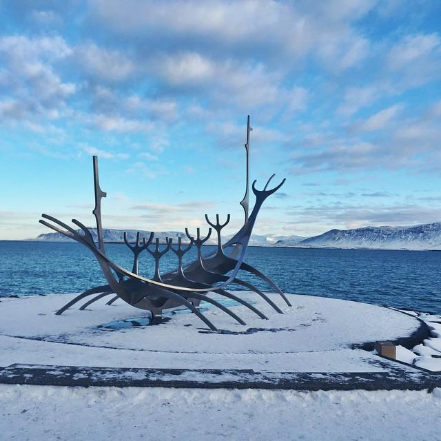 Exploring Reykjavik.