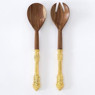 Antico Wood Salad Servers
