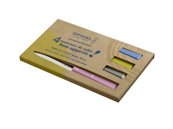 Opinel Bon Appetit set of 4 Colored Steak knives