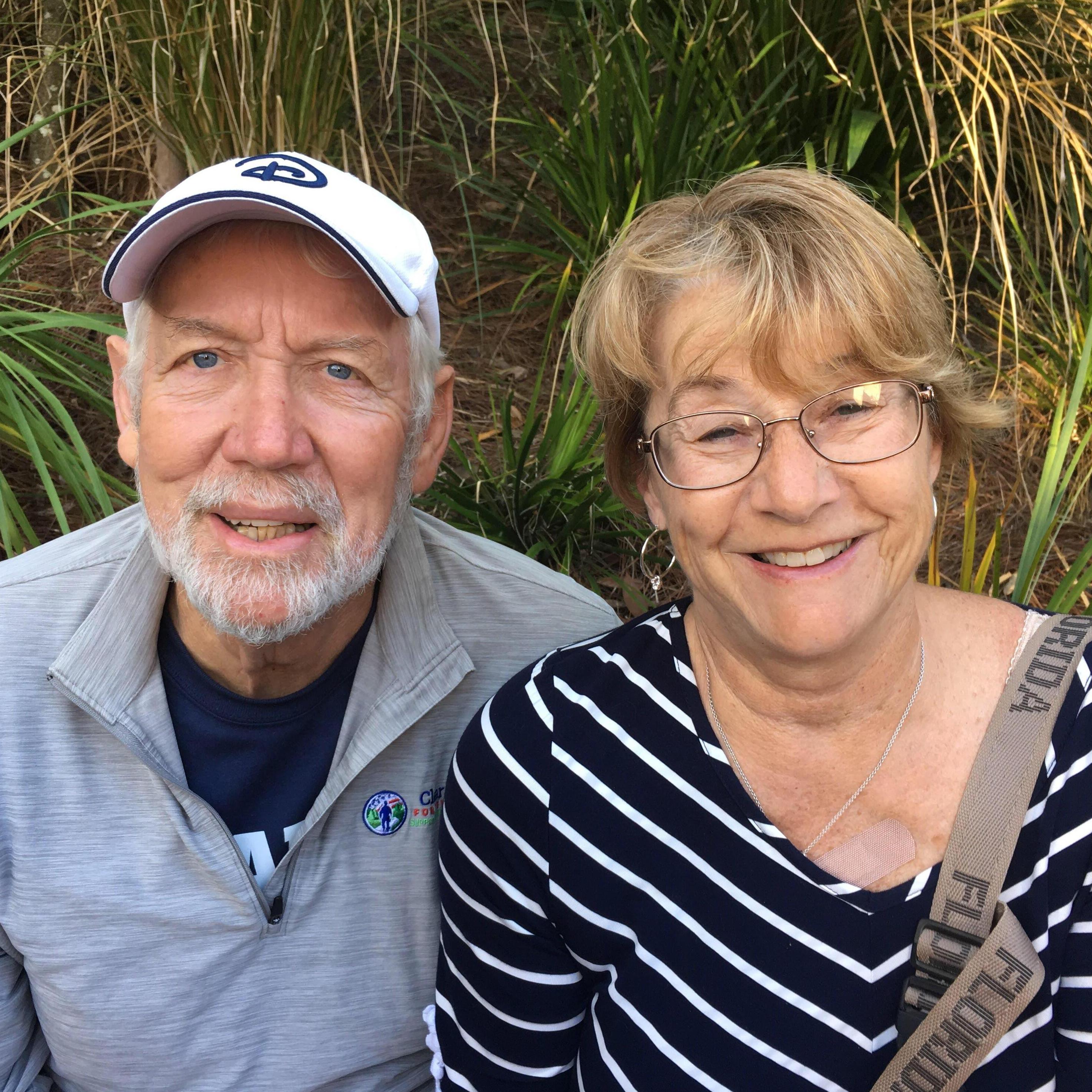 Father and stepmother of the bride William Fleming and MaryBeth Hewitt in one of our favorite places - Disney!!