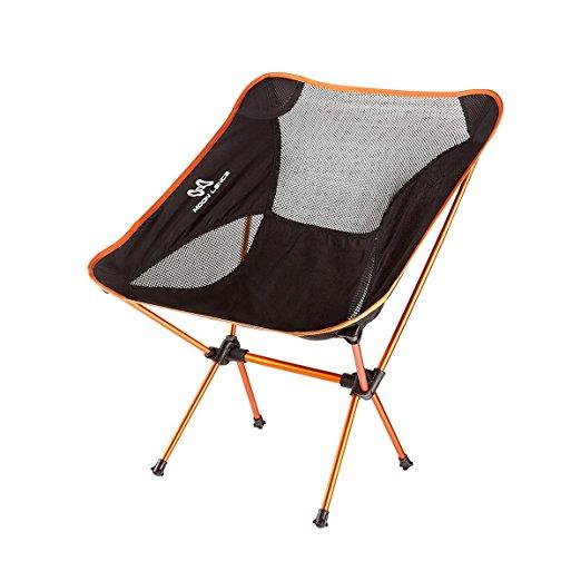 Moon Lence Ultralight Portable Folding Camping Backpacking Chairs with Carry Bag