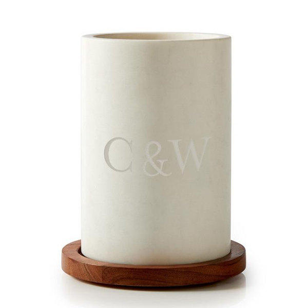 Wood and Marble Wine Chiller