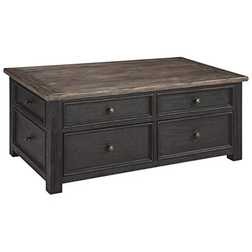 Signature Design by Ashley Tyler Creek Lift Top Cocktail Table Grayish Brown/Black