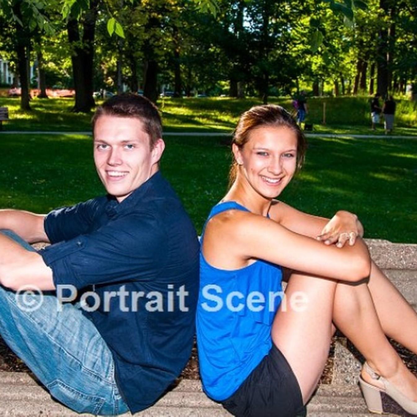 Our first "professional" couple's photo, July 2014